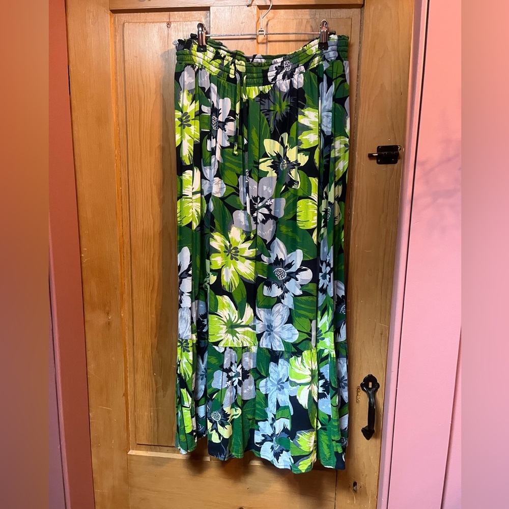 Aerie Floral Maxi Skirt